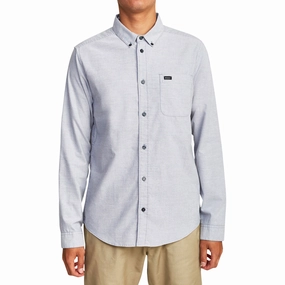 Beaded Accents RVCA That'll Do Stretch Long Sleeve Shirt - Pavement Art Supplies