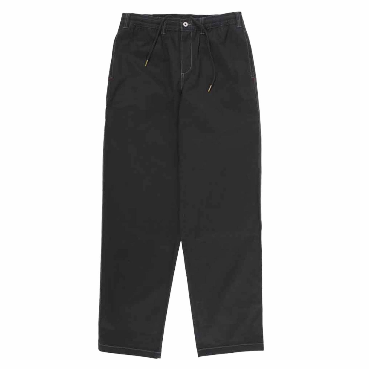 Beaded Accents Theories Stamp Lounge Pants - Black/Grey Contrast Health Foods