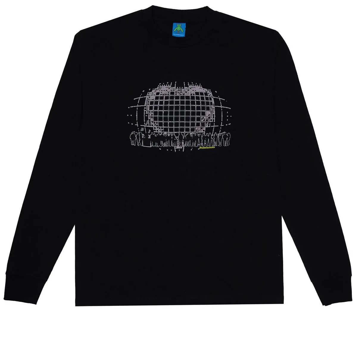 Bedding Frog I Love Music Long Sleeve T-Shirt - Black Clothing & Shoes