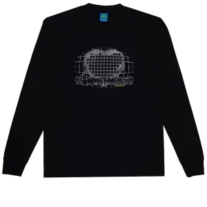 Bedding Frog I Love Music Long Sleeve T-Shirt - Black Clothing & Shoes