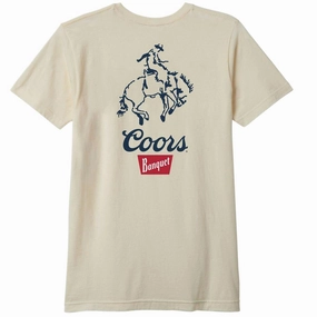 Belts Brixton x Coors Colt T-Shirt - Natural CDs