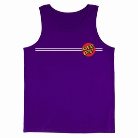 Belts Santa Cruz Classic Dot Tank Top - Purple Tape