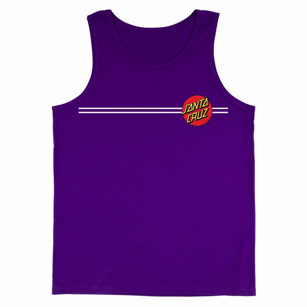 Belts Santa Cruz Classic Dot Tank Top - Purple Tape