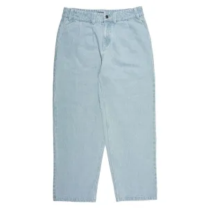 Best Deals Theories Belvedere Pleated Denim Trouser Pants - Lightwash Blue All-Gender Fashion