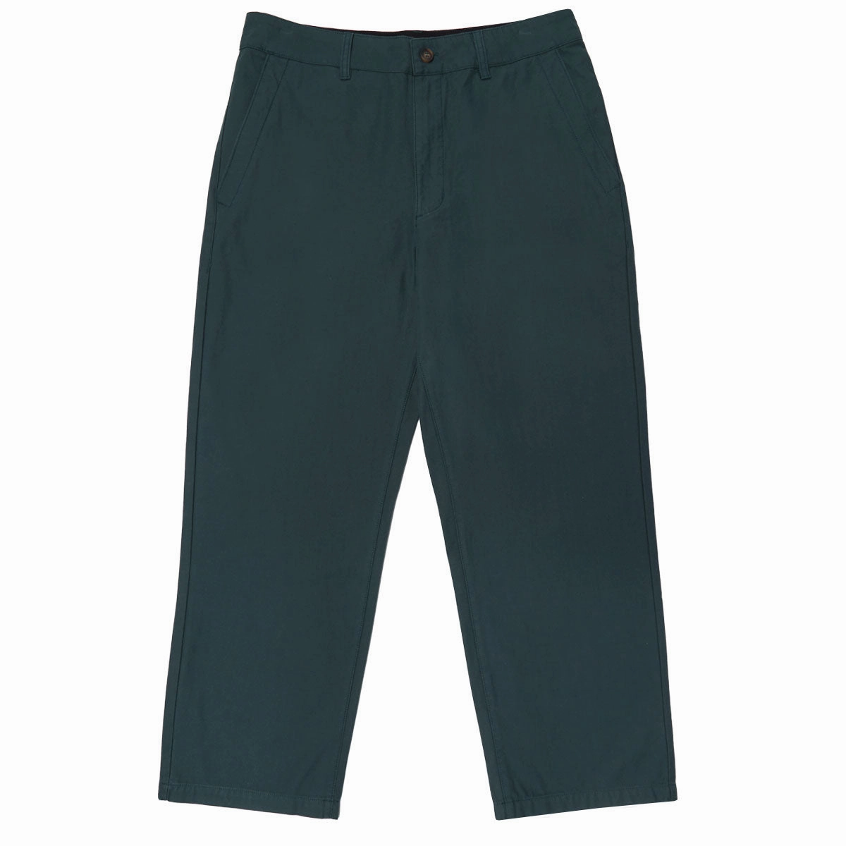Beverages Rhythm Essential Twill Trouser Pants - Dark Green Costumes