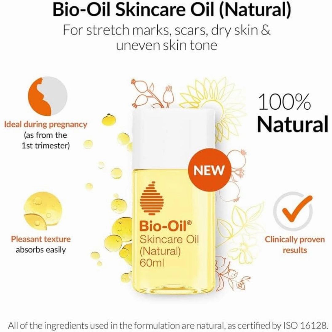Bio-Oil Skincare Oil Natural For Scars & Stretch Marks