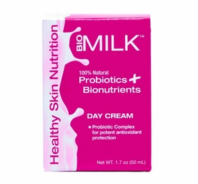 BIOMILK Probiotic Skin Care Nourish and Protect Day Cream Moisturizer, 100% Natural Probiotics and Superfoods for Healthy Skin Nutrition, 1.7 oz.