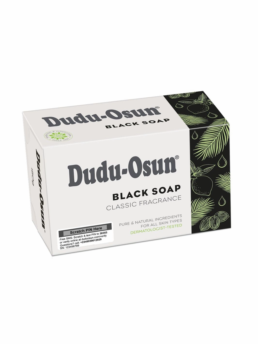 Black soap, classic, 150 g