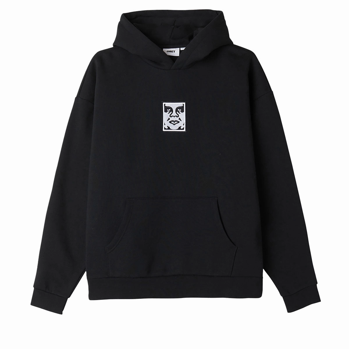 Board Games Obey Bold Icon Extra Heavy Hoodie - Black Cards