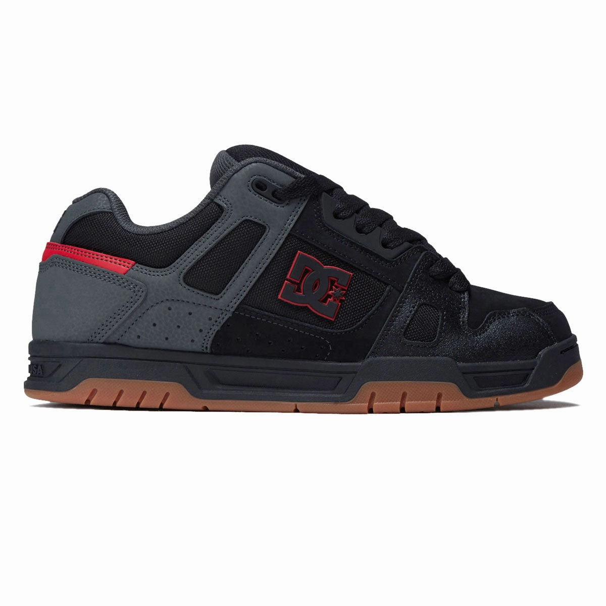 Boat Accessories DC Stag Shoes - Black/Red/Gum Jerseys