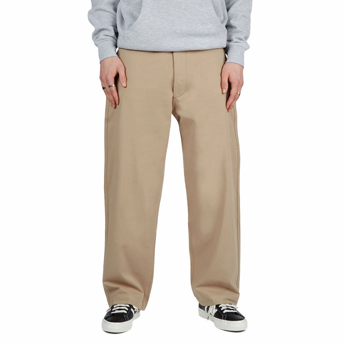 Bohemian Style CCS Wide Leg Chino Pants - Khaki Women's Grooming