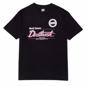 Bohemian Style Deathwish World Famous T-Shirt - Black Uniforms