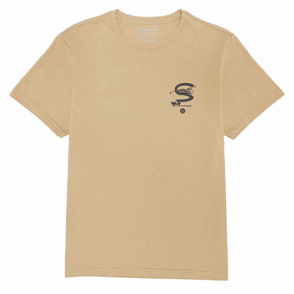 Books Stance Pounding Pavement T-Shirt - Khaki Laptop Bags