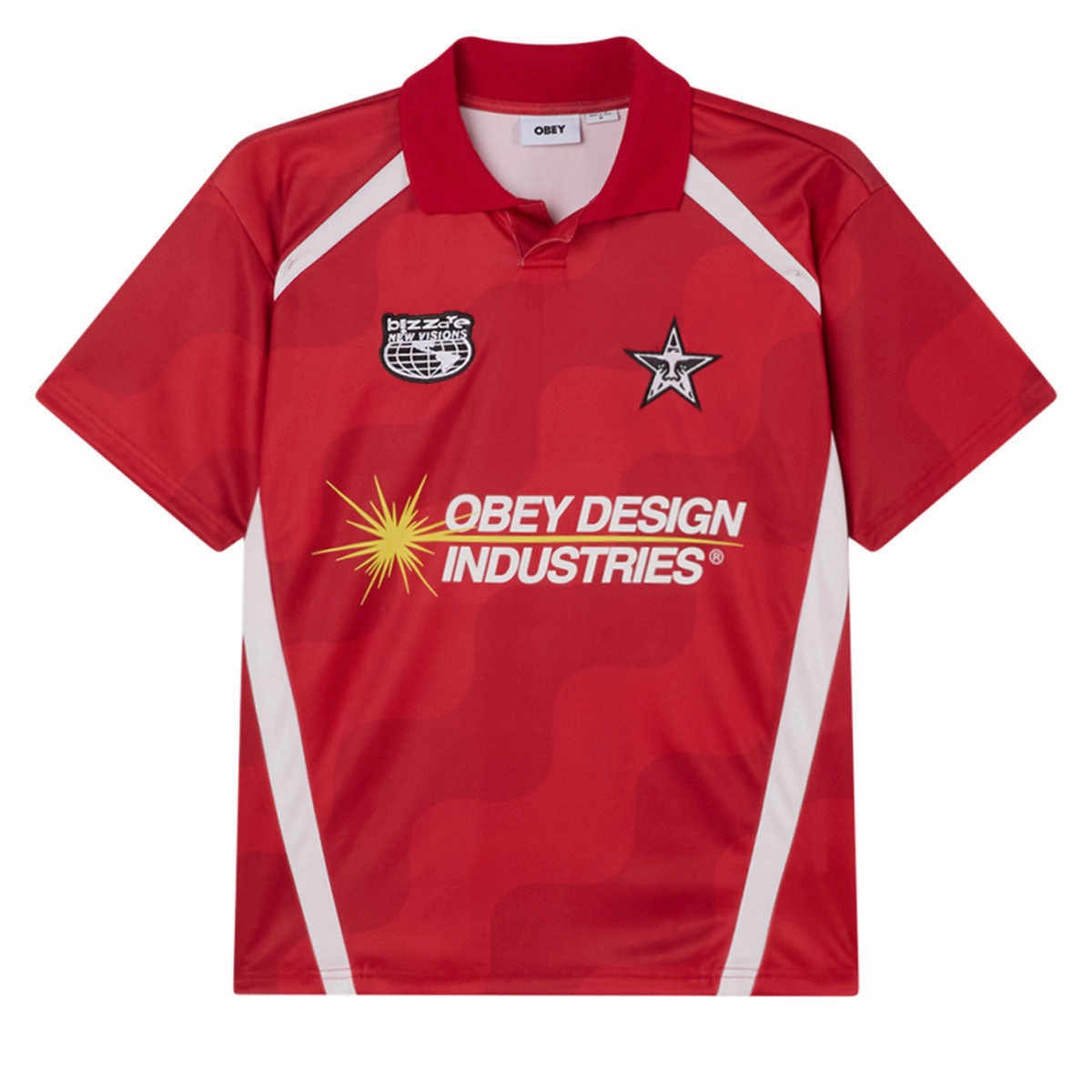 Bottoms Obey Soccer Jersey - Red Multi Customer Reviews