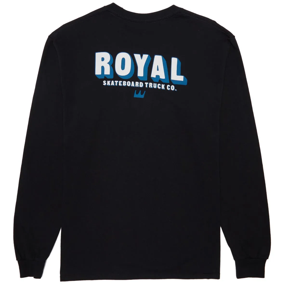 Boxes Royal Industrial Long Sleeve T-Shirt - Black Ink Cartridges