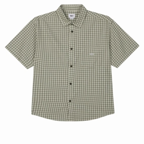 Boxes Obey Bigwig Proof Woven Shirt - Birch Multi Electronics
