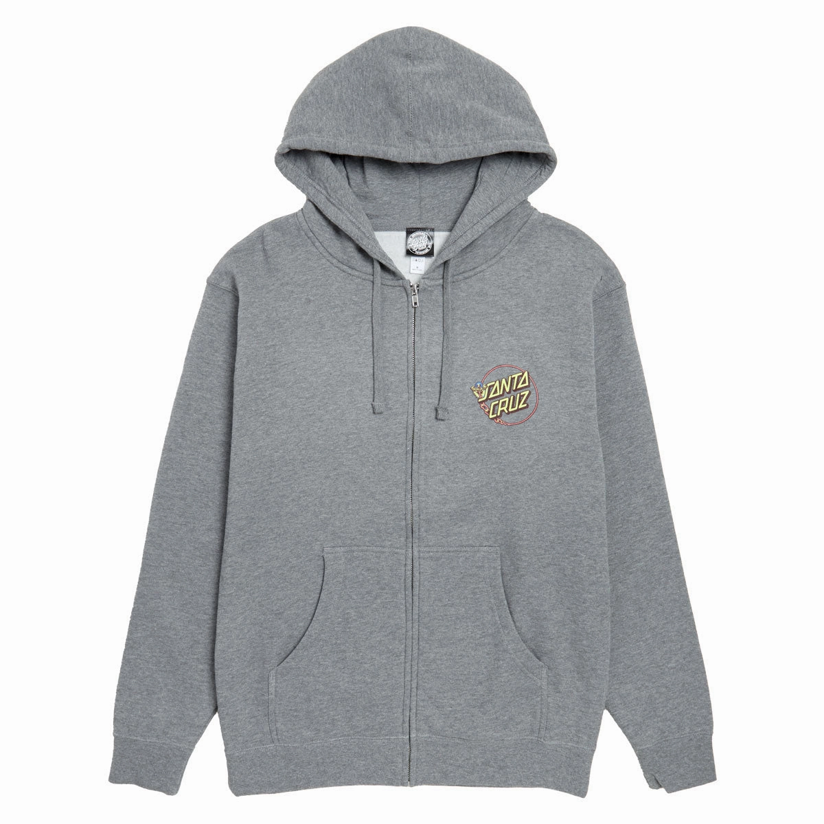 Boxes Santa Cruz Winkowski Dope Planet 2 Dot Zip Hoodie - Gunmetal Heather Yu-Gi-Oh!