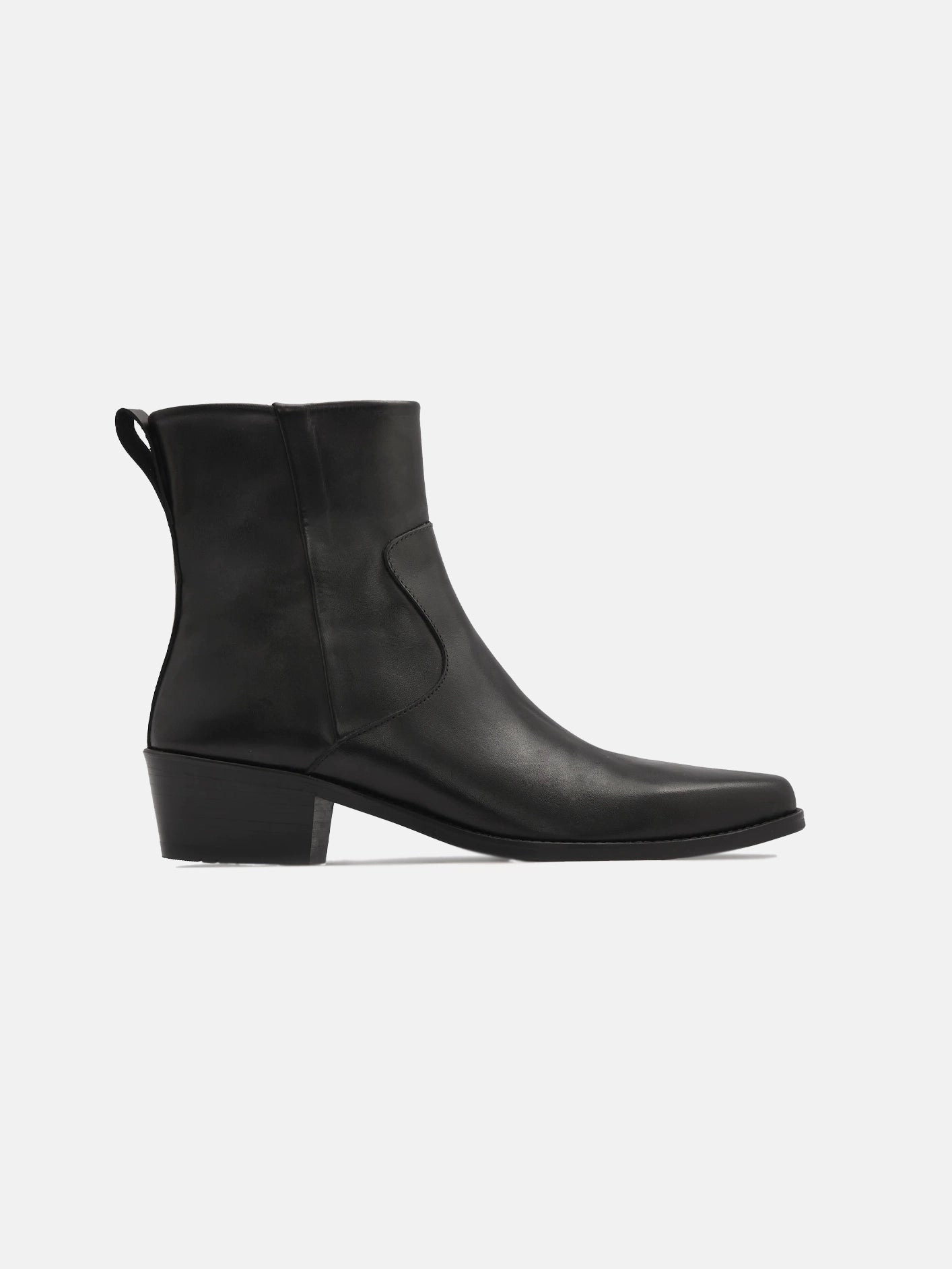 Leather Comfort Winter Protection Kovboy Bot - Siyah
