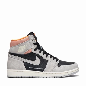 NIKE AIR JORDAN1 RETRO HIGH OG NEUTRAL GREY HYPER CRIMSON (NEW) (NEW) All-day Comfort
