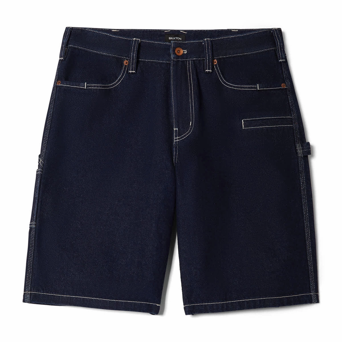 Brixton Builders Carpenter Baggy Shorts - Rinse Denim Cameras Dropshipping
