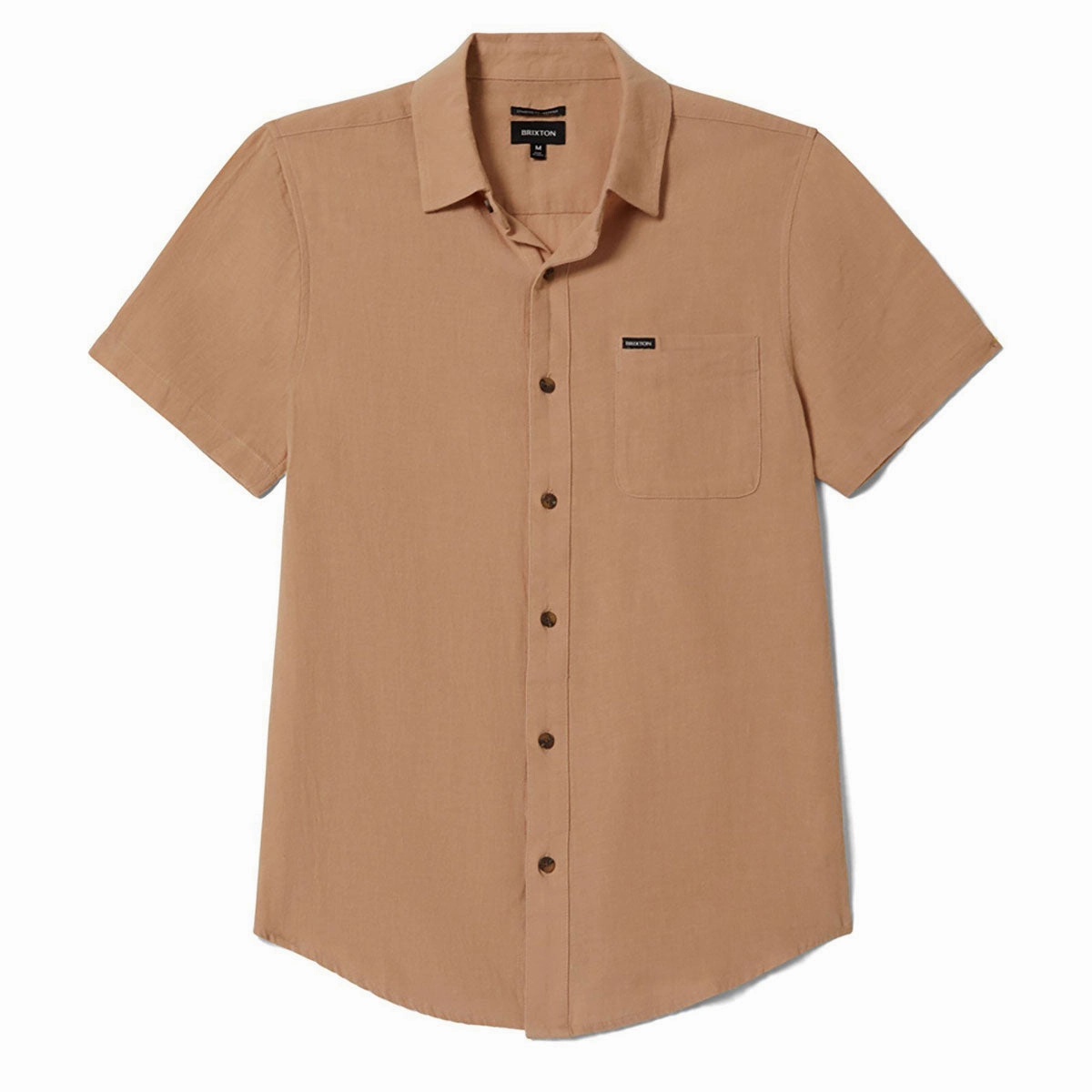 Brixton Charter Organic Cotton Shirt - Hazelnut Sports Cards Lookbook