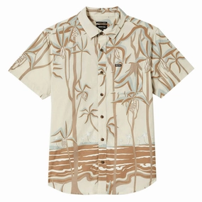 Brixton Charter Print Shirt - Whitecap Scenic Trip Tops School Supplies