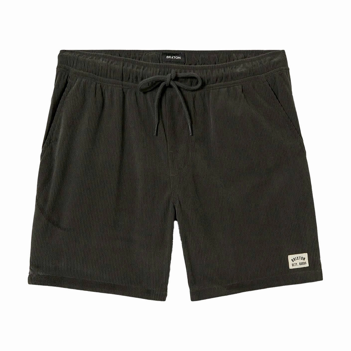 Brixton Everyday Corduroy Shorts - Washed Black Versatile Pieces Bar Supplies