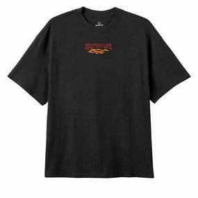 Brixton Hardee T-Shirt - Black Worn Wash Backpacks Board Games
