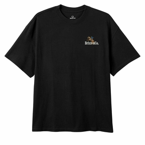 Brixton Inwood T-Shirt - Black Tape Bedding