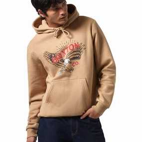 Brixton Keeler Hoodie - Sand Diet & Nutrition Cleaning Services