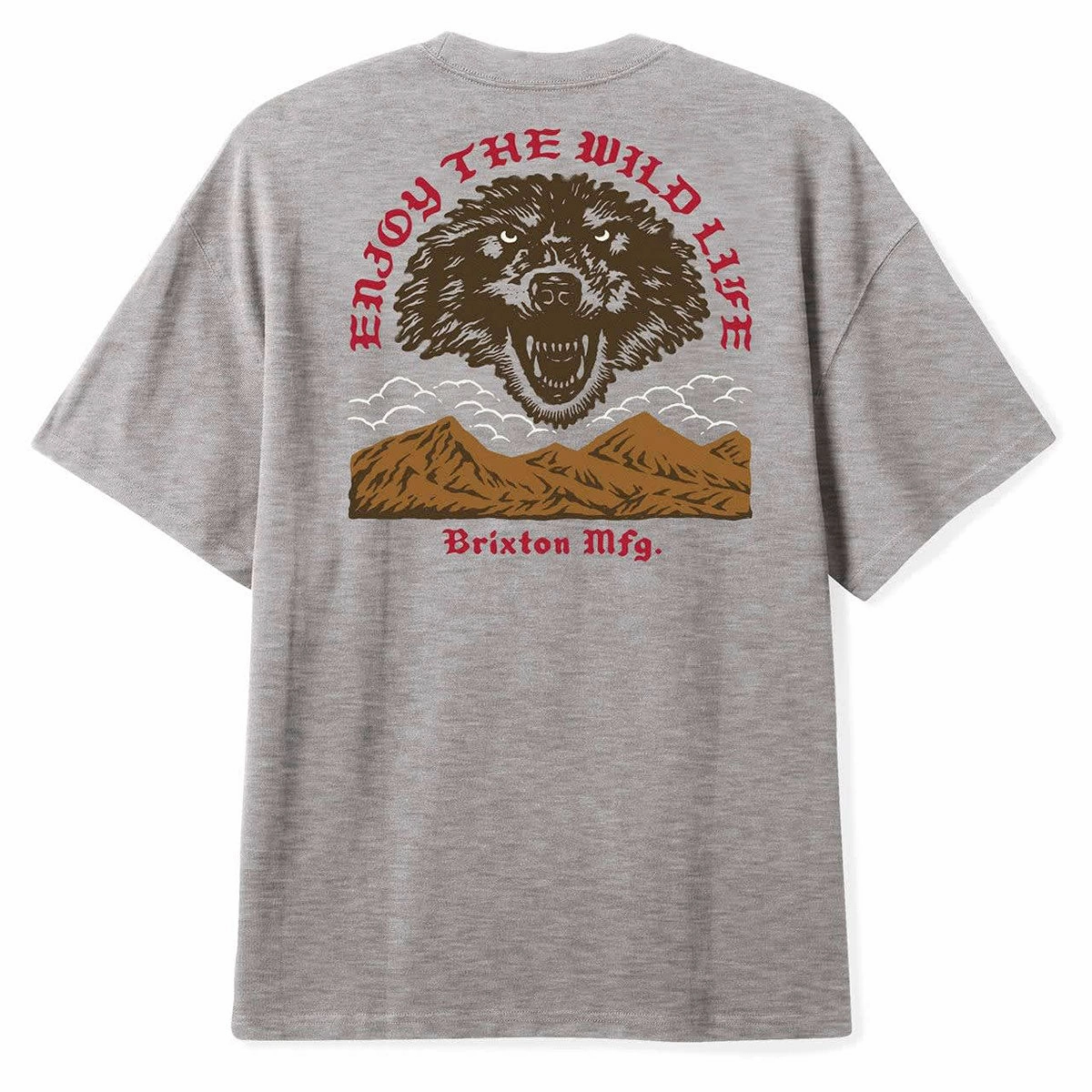 Brixton Mercy T-Shirt - Heather Grey Cosplay TV Shows