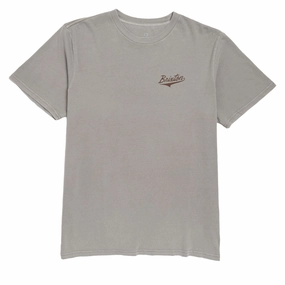 Brixton The League T-Shirt - Cinder Worn Wash Workwear Board Games
