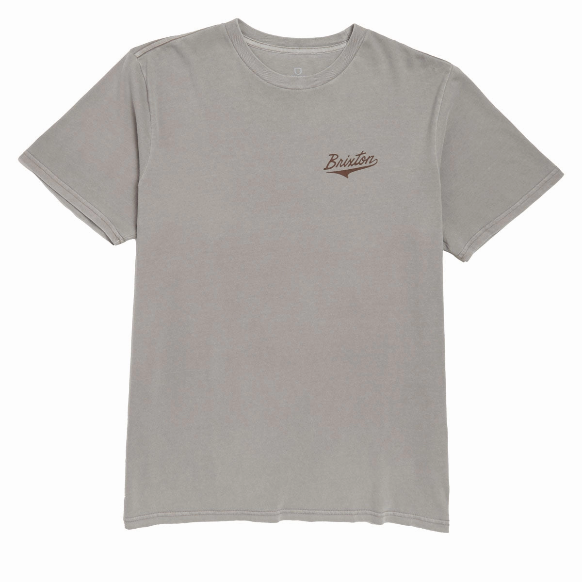 Brixton The League T-Shirt - Cinder Worn Wash Workwear Board Games