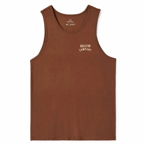Brixton Woodburn Tank Top - Pinecone Brown/Hazelnut Bedding Computer Programs