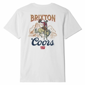 Brixton x Coors Omaha T-Shirt - White Gift Wrapping Everyday Wear