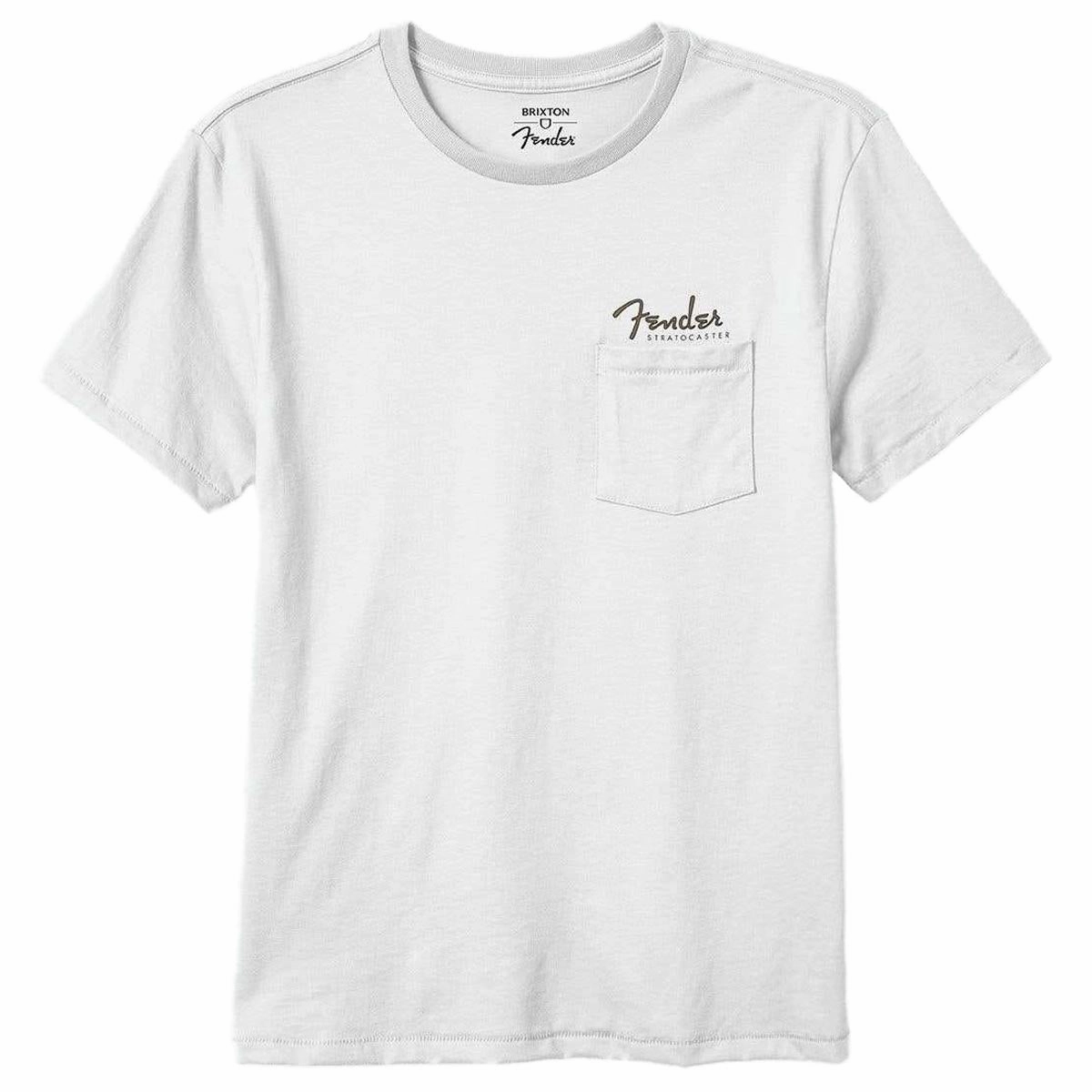 Brixton x Fender Volume Tailored Pocket T-Shirt - White Seasonal Trends Business & Industrial