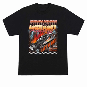 Bronson Racing Raw T-Shirt - Black Pet Clothes Newspapers