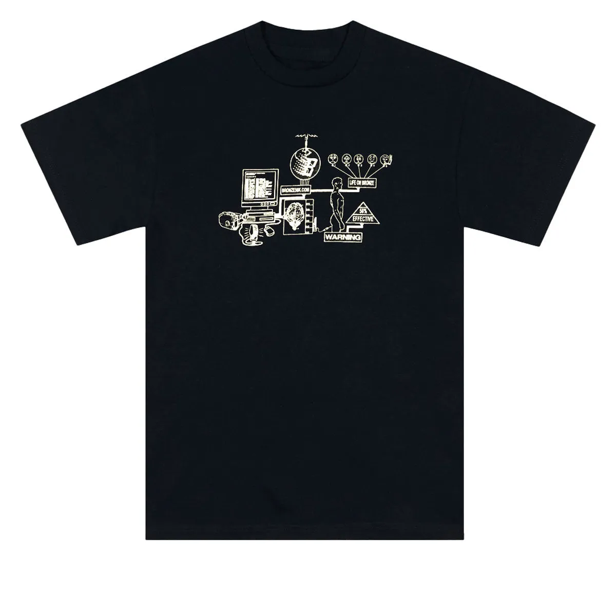 Bronze 56k Locked In T-Shirt - Black Gluten-Free Stylish Footwear