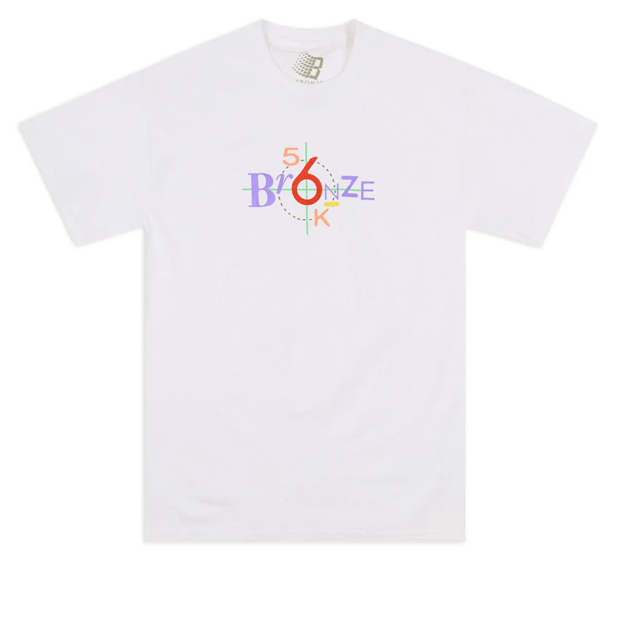 Bronze 56k Scope T-Shirt - White Leather Goods Magic: The Gathering