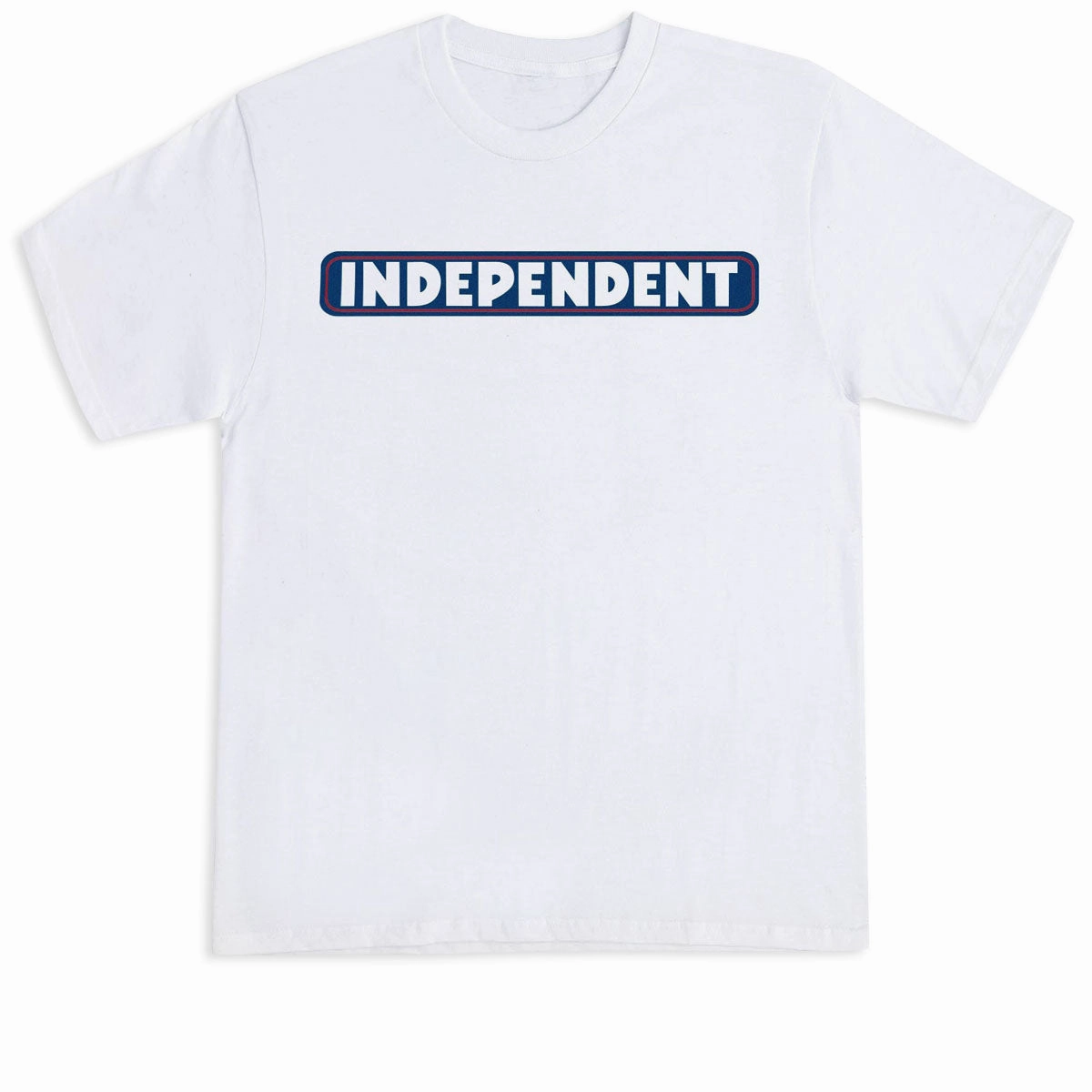 Budget-Friendly Independent Bar Logo T-Shirt - White/Blue Balloons