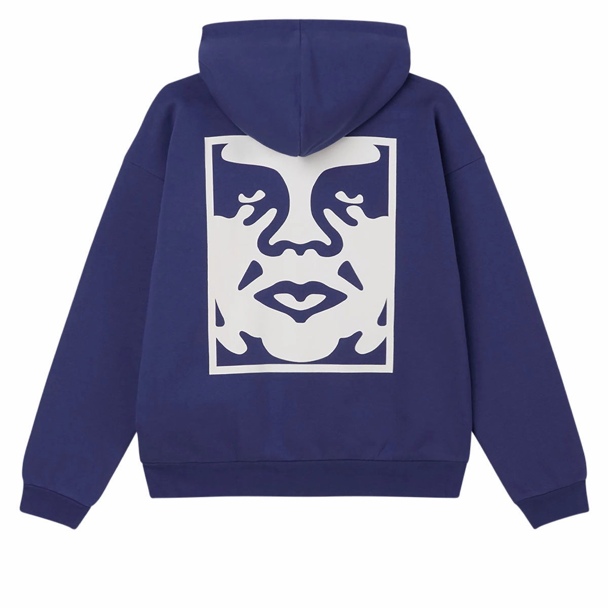 Cameras Obey Bold Icon Extra Heavy Hoodie - Skipper Blue Bikes