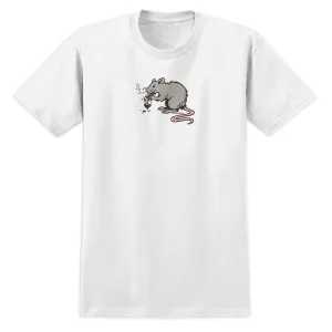 Caps Real Street Cleaner T-Shirt - White/Multi Color Print Pots