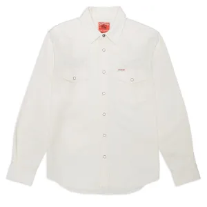Car Wash Supplies Sendero The Wyatt Pearl Snap Long Sleeve Shirt - Ecru TV Shows