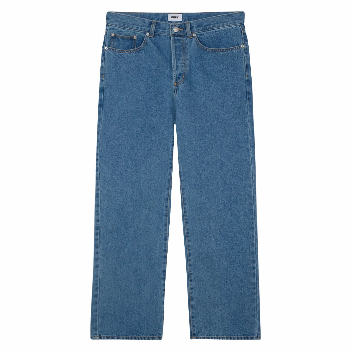 Car Audio Obey Classic Baggy Denim Jeans - Light Indigo Water Toys
