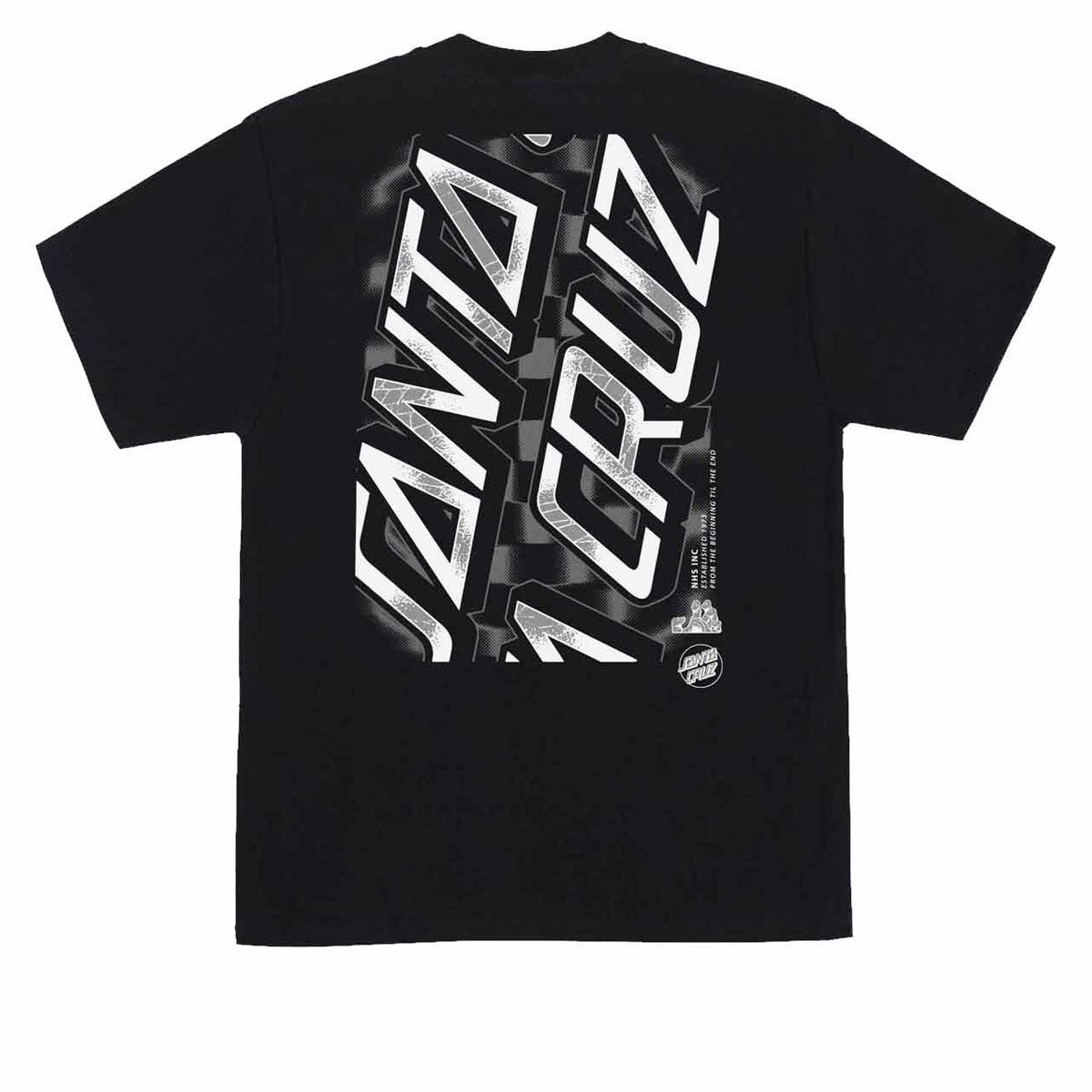 Car Audio Santa Cruz Intersect Oversized T-Shirt - Black Ethical Fashion