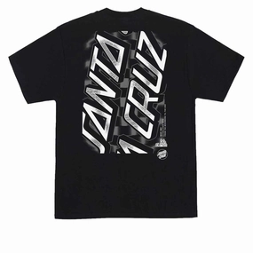 Car Audio Santa Cruz Intersect Oversized T-Shirt - Black Ethical Fashion