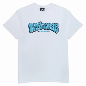 Car Chargers Thrasher Bully T-Shirt - White Kindergarten Gear