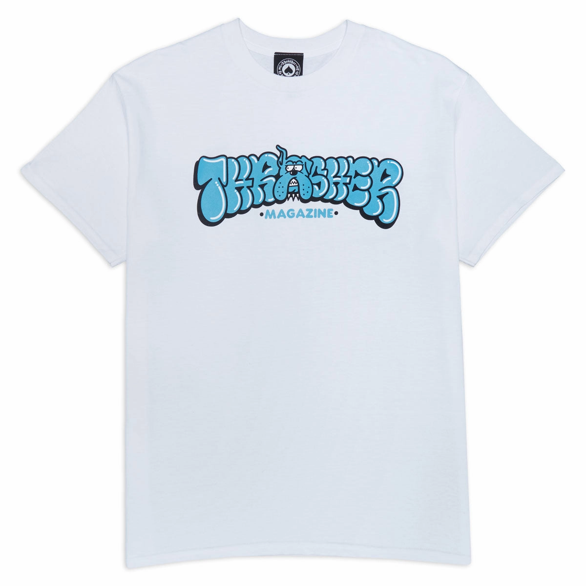Car Chargers Thrasher Bully T-Shirt - White Kindergarten Gear