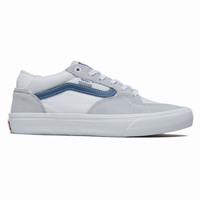 Car Parts Vans Rowan Shoes - Grey/Navy Paper