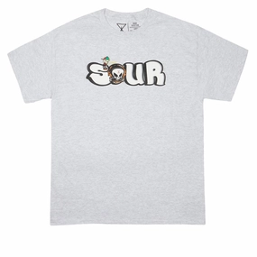 Cards Sour Solution Grant Piss T-Shirt - Grey Ratings